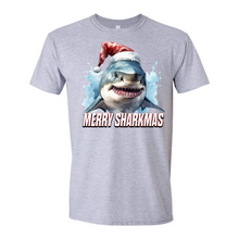 Load image into Gallery viewer, MERRY SHARKMAS TEE
