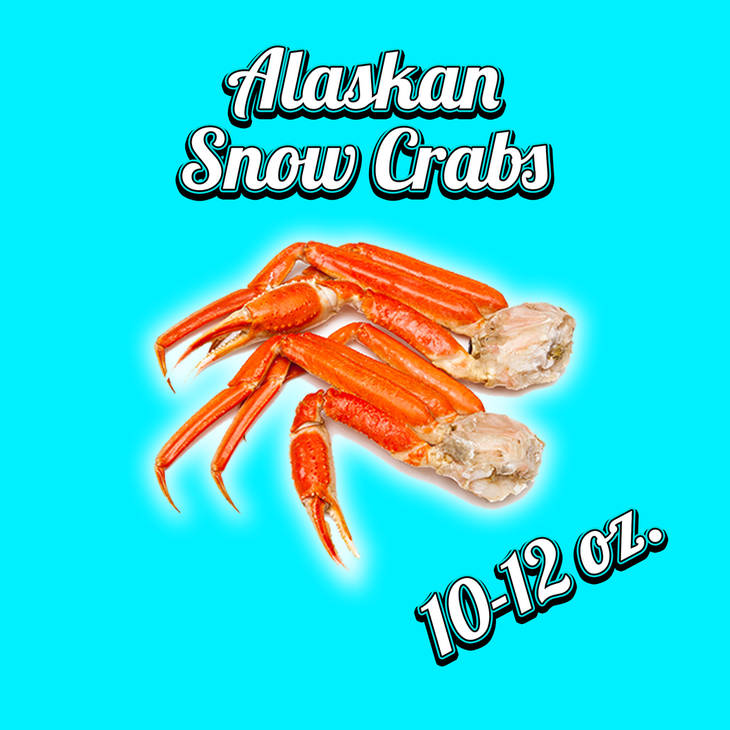 Alaskan Snow Crabs Legs LG (10-12 oz.), Ready To Eat